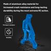 GLOBACT 4-Pack Aluminum Alloy Front Upper Lower Suspension Arms Set Upgrades Parts for 1/8 ARRMA Typhon 6S 1/7 ARRMA Felony 6S Infraction 6S Limitless Replace AR330503 AR330215 (Blue) view 2