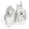 for Traxxas TRX4 8256 Aluminum CNC Machined Rear Axle C-Hub with Lower Damper Mount (2pcs) Silver view 2