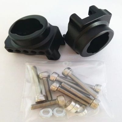 for Traxxas TRX4 8256 Aluminum CNC Machined Rear Axle C-Hub with Lower Damper Mount (2pcs) Black