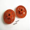 for Traxxas 1/7 Unlimited Desert Racer UDR 8569 Aluminum Brake Disc Drive Hub (2PCS) Orange view 2