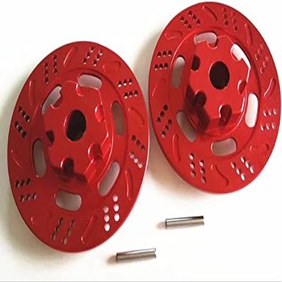 for Traxxas 1/7 Unlimited Desert Racer UDR 8569 Aluminum Brake Disc Drive Hub (2PCS) Red