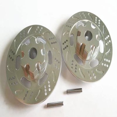 for Traxxas 1/7 Unlimited Desert Racer UDR 8569 Aluminum Brake Disc Drive Hub (2PCS) Silver
