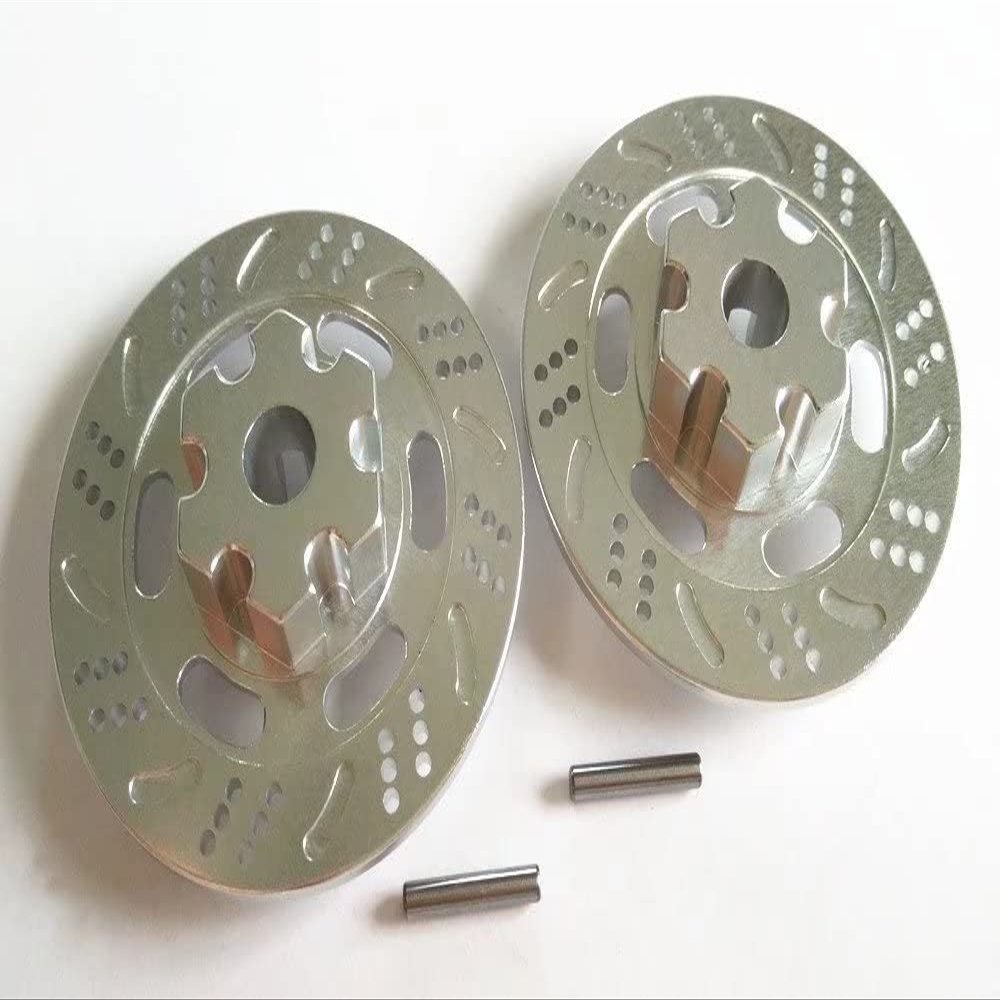 for Traxxas 1/7 Unlimited Desert Racer UDR 8569 Aluminum Brake Disc Drive Hub (2PCS) Silver
