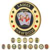 LuluCircle Poker Guard, Weights for Poker, Poker Gifts for Men, Poker Card Protector, Poker Accessories, Poker Chips with Plastic Case (Ladies) view 1