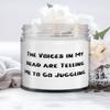 Cool Juggling Candle, The Voices in My Head are Telling Me to Go Juggling, New Gifts for Friends, Holiday Gifts view 1