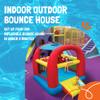 Banzai Bounce N Slide Cool Canopy Inflatable Indoor Outdoor Bounce House with Slide and Blower view 2