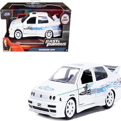 DieCast Jada Fast & Furious Jesse's Volkswagens Jetta, White 1:32 Scale