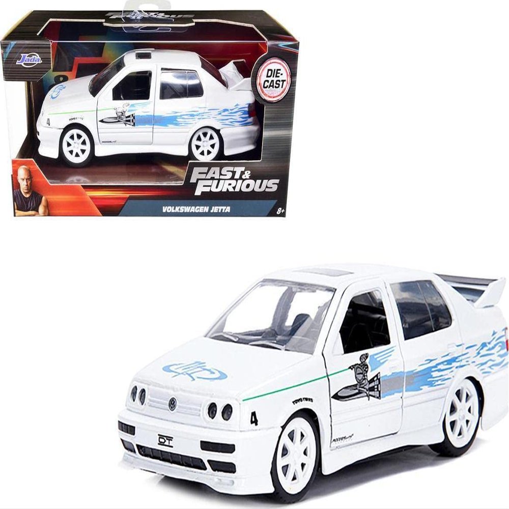 DieCast Jada Fast & Furious Jesse's Volkswagens Jetta, White 1:32 Scale