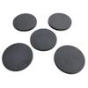 60mm Premium Blank Miniature Bases - Designed for 28mm Scale Tabletop War Game Miniatures - Plastic, Black - 50 Pack view 3