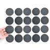 60mm Premium Blank Miniature Bases - Designed for 28mm Scale Tabletop War Game Miniatures - Plastic, Black - 20 Pack view 1