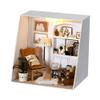 Montidey DIY Miniature Dollhouse Kit Paper Tip Life Paper House Creative Room with Furniture Puzzle Handcrafted Toys Best Birthday Gifts for Adults (Xiangyang Study) view 1