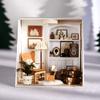 Montidey DIY Miniature Dollhouse Kit Paper Tip Life Paper House Creative Room with Furniture Puzzle Handcrafted Toys Best Birthday Gifts for Adults (Xiangyang Study) view 3