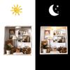 Montidey DIY Miniature Dollhouse Kit Paper Tip Life Paper House Creative Room with Furniture Puzzle Handcrafted Toys Best Birthday Gifts for Adults (Xiangyang Study) view 4
