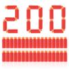 JGCWorker 200pcs 2nd Generation High-End of Half-Lenth Soft Dart, Soft Short Dart for Adventure Force Nexus Pro and Worker Swift (Red Orange) view 1
