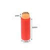 JGCWorker 200pcs 2nd Generation High-End of Half-Lenth Soft Dart, Soft Short Dart for Adventure Force Nexus Pro and Worker Swift (Red Orange) view 3