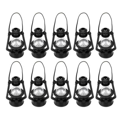 DOITOOL Mini Kerosene Lamp Props 3.14 Inch Retro Dollhouse Accessories Vintage Fairy House Decor DIY Crafts for Home and Garden