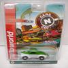 Auto World SC360-3 Cars N Coffee 1941 Willys Coupe Gasser HO Scale Electric Slot Car - Green and White view 1