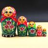 BDPP Matryoshka Russian Nesting Dolls 5-Layer Nesting Dolls Hand-Painted Wooden Creative Educational Toy Matryoshka Halloween Collection Gift The Best New Year Gift (Color : A) view 4