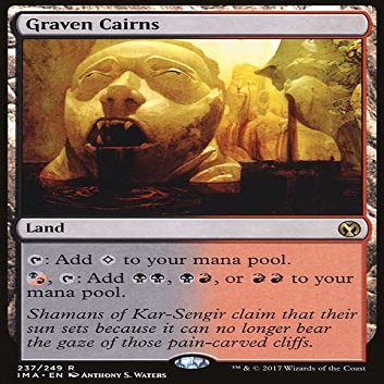 Magic: The Gathering Singles MTG Magic: The Gathering - Graven Cairns (237) Iconic Masters IMA IMA237