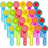 Sloosh 24 Pack Fruits Mini Bubble Wands (1 oz) for Kids, Summer Bubble Fun Activity, Easter, Themed Birthday Wedding, Assortment Party Favors Gift view 1