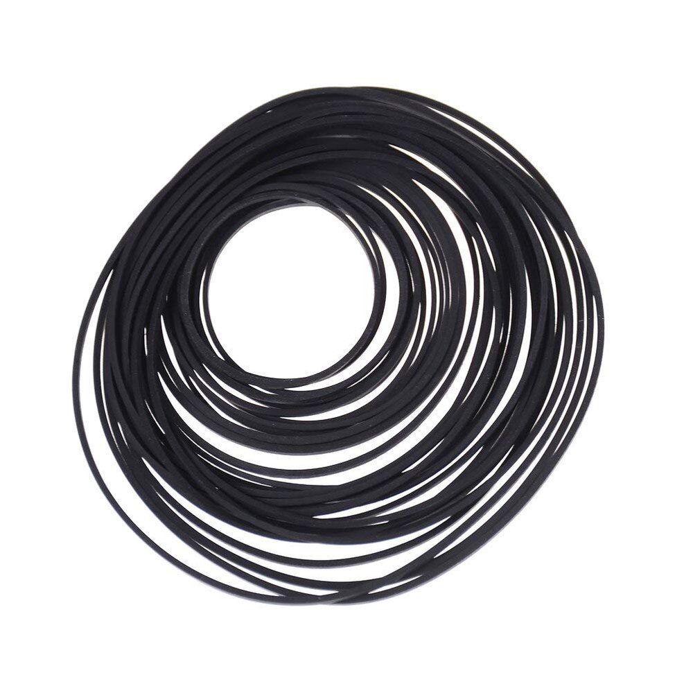 Bclla Zyaobei-Timing Pulley Engine Drive Belts for DIY Toy Module Car 30mm to 120mm Dia Black Rubber Small Fine Pulley Pully Belt, 1Pack, Used widely