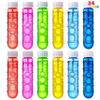 Sloosh 24 Pack 2oz Bubble Liquid Clear Bottle with Wand Set for Kids, Summer Bubble Fun Activity, Easter, and Assortment Party Favors view 1