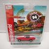 Auto World SC360-2 Cars N Coffee 1965 Shelby Cobra 427 S/C Roadster HO Scale Electric Slot Car - Red with White Stripes view 1