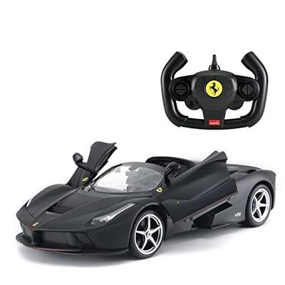 RASTAR RC Car 1/14 Scale 2.4Ghz Ferrari LaFerrari Aperta RC Drift Car Radio Remote Control R/C Toy Car Model Vehicle (Black)