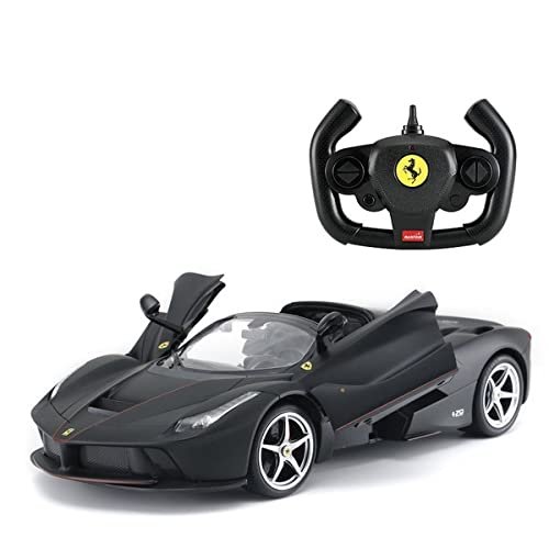 RASTAR RC Car 1/14 Scale 2.4Ghz Ferrari LaFerrari Aperta RC Drift Car Radio Remote Control R/C Toy Car Model Vehicle (Black)