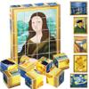 PicassoTiles 20pcs 1 Magnetic Puzzle Building Cubes Blocks for Kids, Van Gogh, Mona Lisa Hand Puzzle, STEM Magnet Toy Mix&Match Educational Popular Art Kids Toys 3+ Year Old boy Girl PMC20 view 1