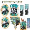 How to Train Your Dragon Birthday Party Supplies Decoration Bundle includes 16 Lunch Plates, 16 Napkins, 16 Cups, 1 Table Cover, 1 Happy Birthday Banner, 1 Dinosaur Sticker Sheet - Bundle for 16 view 1