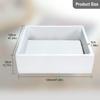 TRENDBOX Extra Large Ball Pit 47.2x47.2x13.8in Memory Foam Pit Soft Pool Soft Equipment for Toddlers Kids - White (Balls NOT Included) view 2
