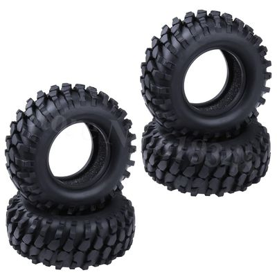 Replacement Part For 4PCS 1.9 Inch Rubber 96mm RC Crawler Tires With Foam Inserts ID: 48mm Width:36mm For Te Control Car Tyres