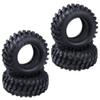 Replacement Part For 4PCS 1.9 Inch Rubber 96mm RC Crawler Tires With Foam Inserts ID: 48mm Width:36mm For Te Control Car Tyres view 1