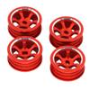 Replacement Part For 0.8' Upgrade Wheel Rim Set 4pcs For 1/28 Scale P939 K969 RC Car - (Color: Red) view 1