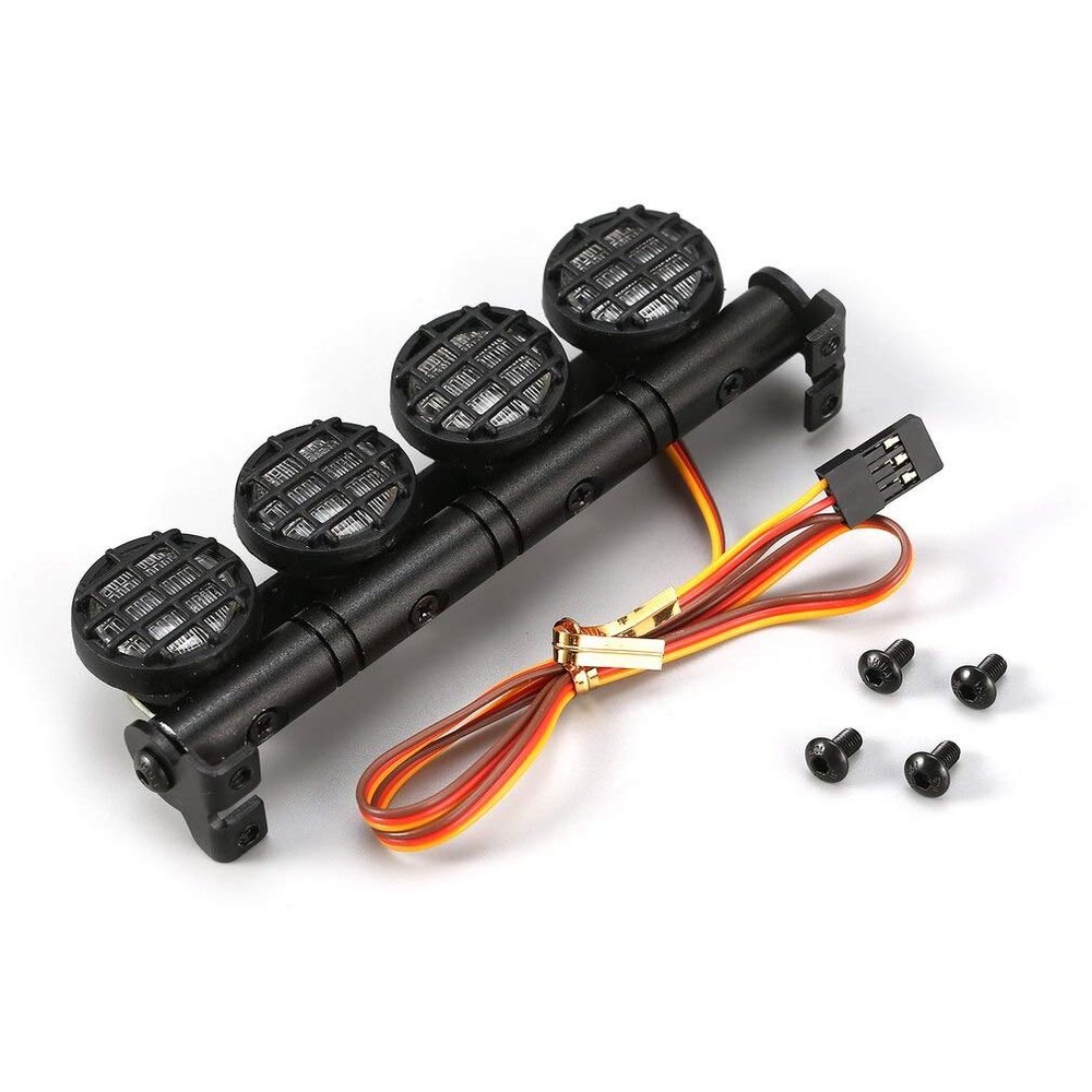 Replacement Part For AX-506W Multi-function Ultra Bright Lamp LED Roof Light Bar With 4 For 1/10 1/8 RC Car CC01 SCX10