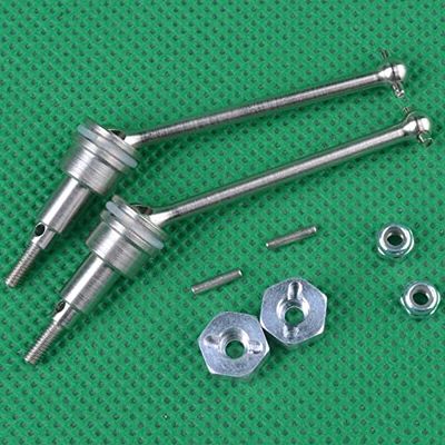 Replacement Part For 18859 18858 18857 18856 1/18 RC Car Spare Parts Plastic 18108 / Upgrade Metal Drive Shaft 18600 - (Color: 2pcs Shaft Metal)