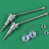 Replacement Part For 18859 18858 18857 18856 1/18 RC Car Spare Parts Plastic 18108 / Upgrade Metal Drive Shaft 18600 - (Color: 2pcs Shaft Metal) view 1