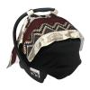 Personalized Baby Name Western Style Car Seat Covers for Babies, Custom Cowboy Carseat Canopy, Peekaboo Opening Breastfeeding Cover Infant Car Seat Canopies for Baby Boys Girls Newborn, Minky Dot view 4
