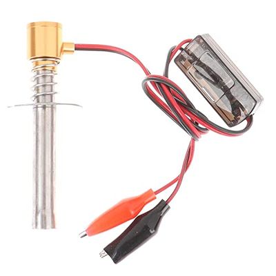 Replacement Part For 1 Piece 1:8 1:10 Nitro Buggy Truck RC Model Car Boat Plane Helicopter Electric Cans Glow Plug Starter Igniter - (Color: Gold)