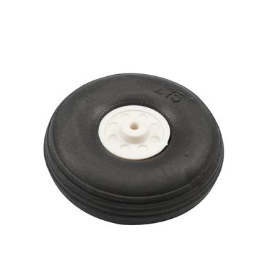 Heyiarbeit 1.75" RC Model Airplane Foam Wheel Super Light Tire and Wheel Sets for RC Airplane PU Sponge Tire with Plastic Hub 1 Pcs
