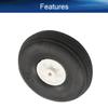 Heyiarbeit 1.75" RC Model Airplane Foam Wheel Super Light Tire and Wheel Sets for RC Airplane PU Sponge Tire with Plastic Hub 1 Pcs view 4