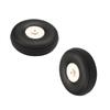 Heyiarbeit 1.75" RC Model Airplane Foam Wheel Super Light Tire and Wheel Sets for RC Airplane PU Sponge Tire with Plastic Hub 2 Pcs view 1