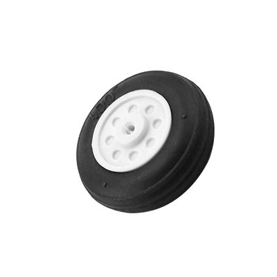 Heyiarbeit 1" RC Model Airplane Foam Wheel Super Light Tire and Wheel Sets for RC Airplane PU Sponge Tire with Plastic Hub 1 Pcs
