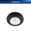 Heyiarbeit 1" RC Model Airplane Foam Wheel Super Light Tire and Wheel Sets for RC Airplane PU Sponge Tire with Plastic Hub 1 Pcs view 4