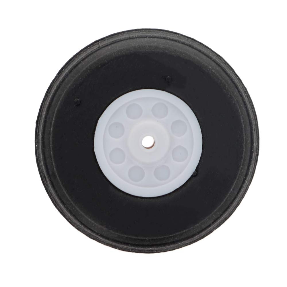 Heyiarbeit 1.5" RC Model Airplane Foam Wheel Super Light Tire and Wheel Sets for RC Airplane PU Sponge Tire with Plastic Hub 1 Pcs