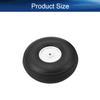 Heyiarbeit 2.5" RC Model Airplane Foam Wheel Super Light Tire and Wheel Sets for RC Airplane PU Sponge Tire with Plastic Hub 2 Pcs view 2
