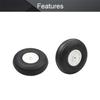 Heyiarbeit 3" RC Model Airplane Foam Wheel Super Light Tire and Wheel Sets for RC Airplane PU Sponge Tire with Plastic Hub 1 Pcs view 3