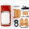 Heyiarbeit 2.25" RC Model Airplane Foam Wheel Super Light Tire and Wheel Sets for RC Airplane PU Sponge Tire with Plastic Hub 1 Pcs view 4