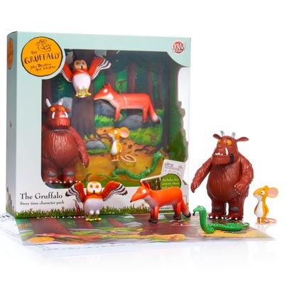 Wow! PODS Stuff The Gruffalo Story Time Family Pack Mini Play Figures | Official Toy Characters Set from The Julia Donaldson and Axel Scheffler Childrens Books and Films